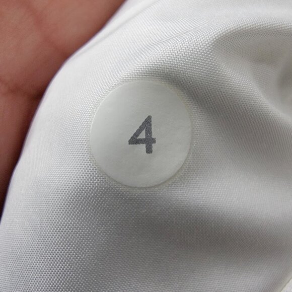 Lululemon Women's White Down For A Run Slim Full-Zip Puffer Vest Size 4 - Picture 4 of 7